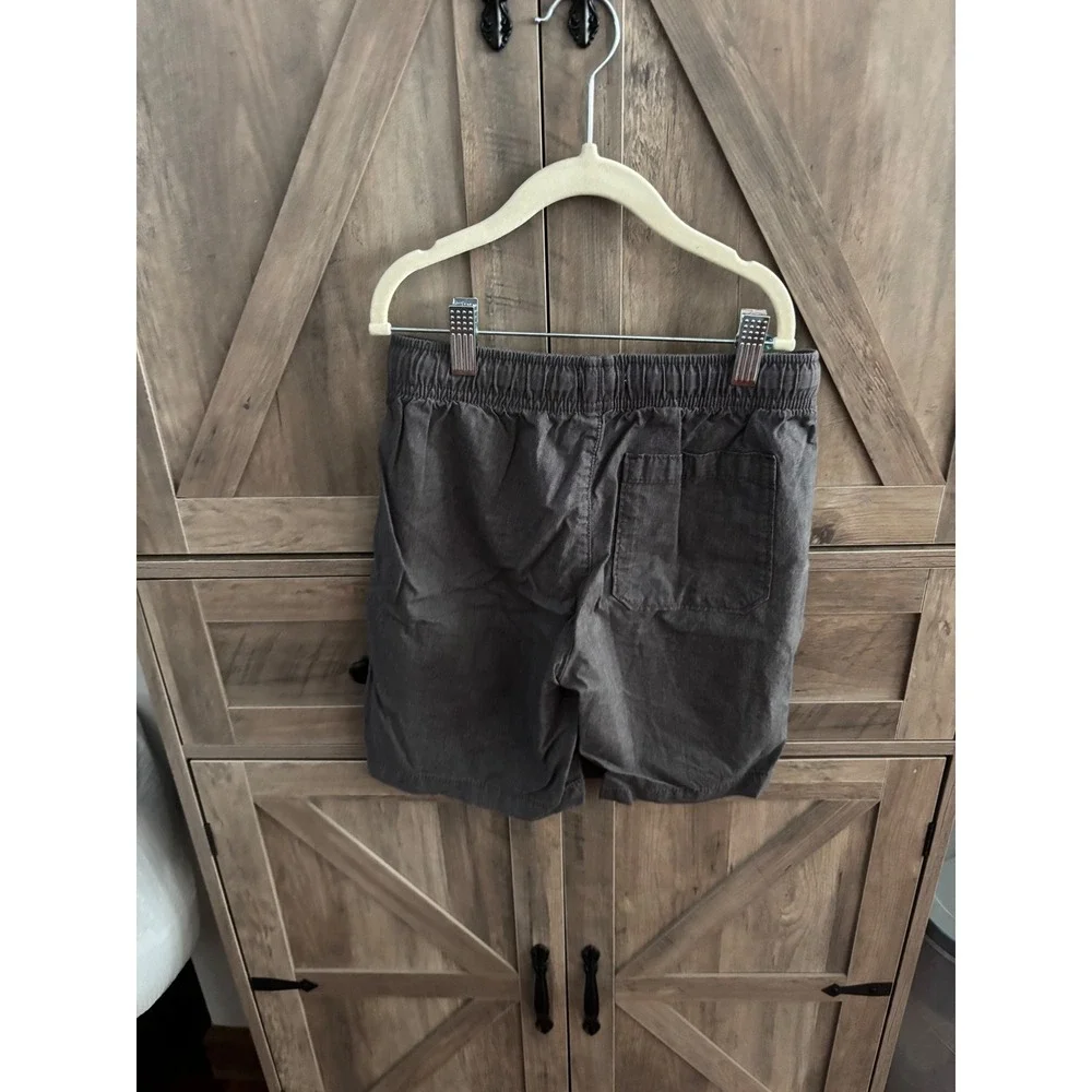 Old Navy Boys Size M 8 Pull On Shorts Bundle Khaki Gray Sage Green 3 Pack